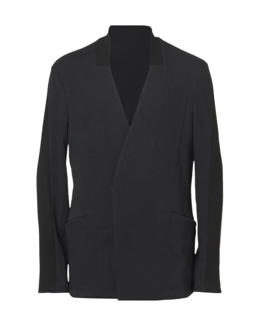Kiko Kostadinov Black Patchwork Design Suit Jacket for men
