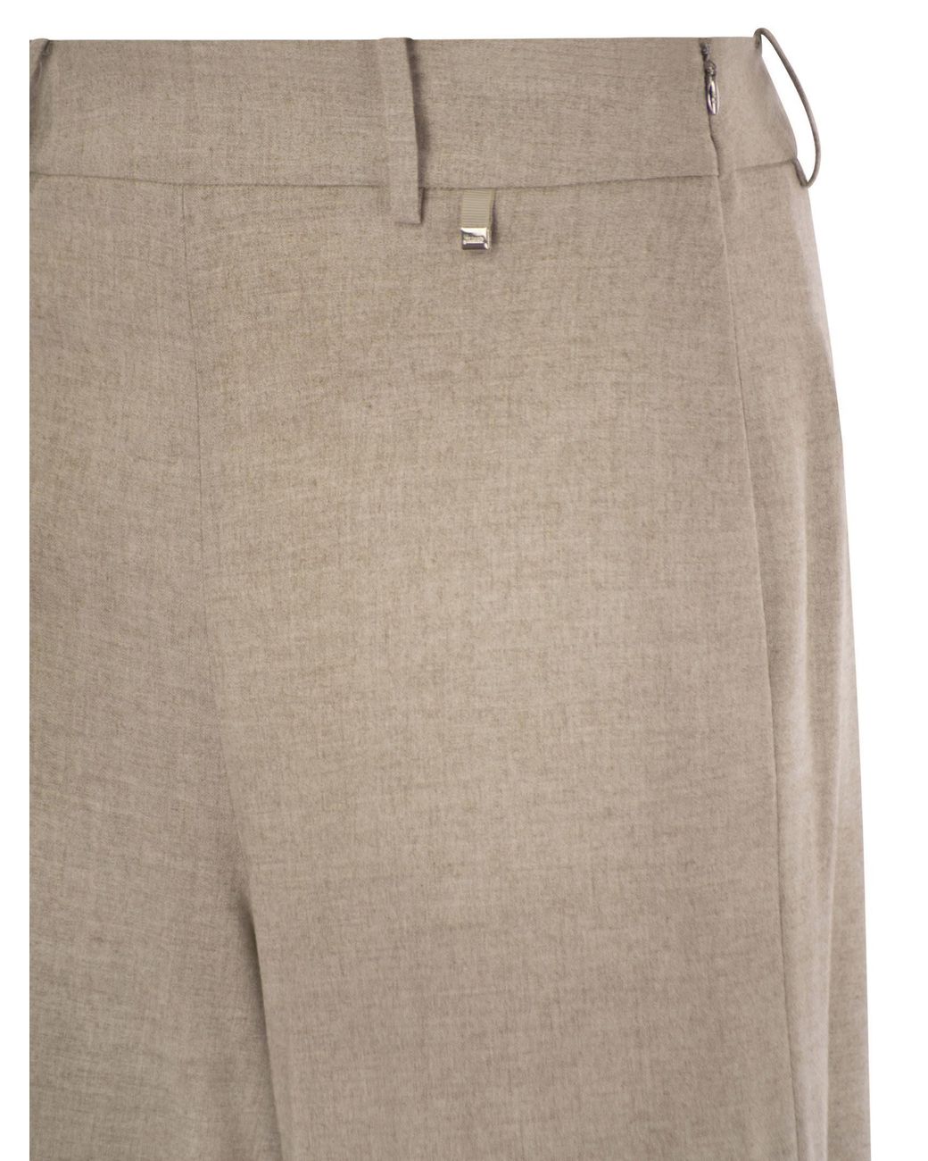 Herno Natural Belt Loop Casual Pants