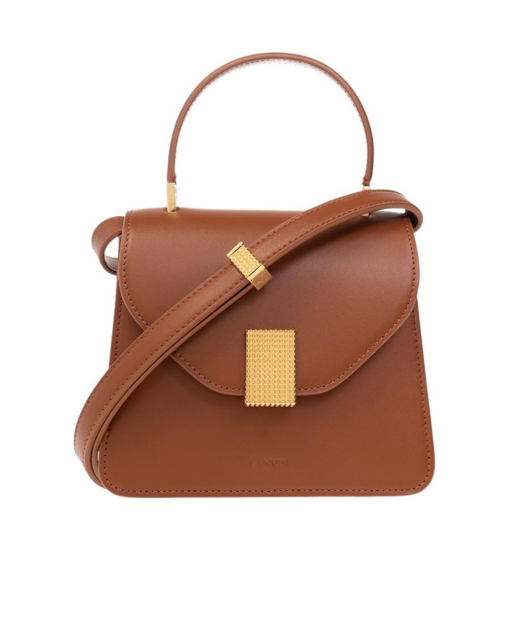 Lanvin Brown Concerto Tote Bag