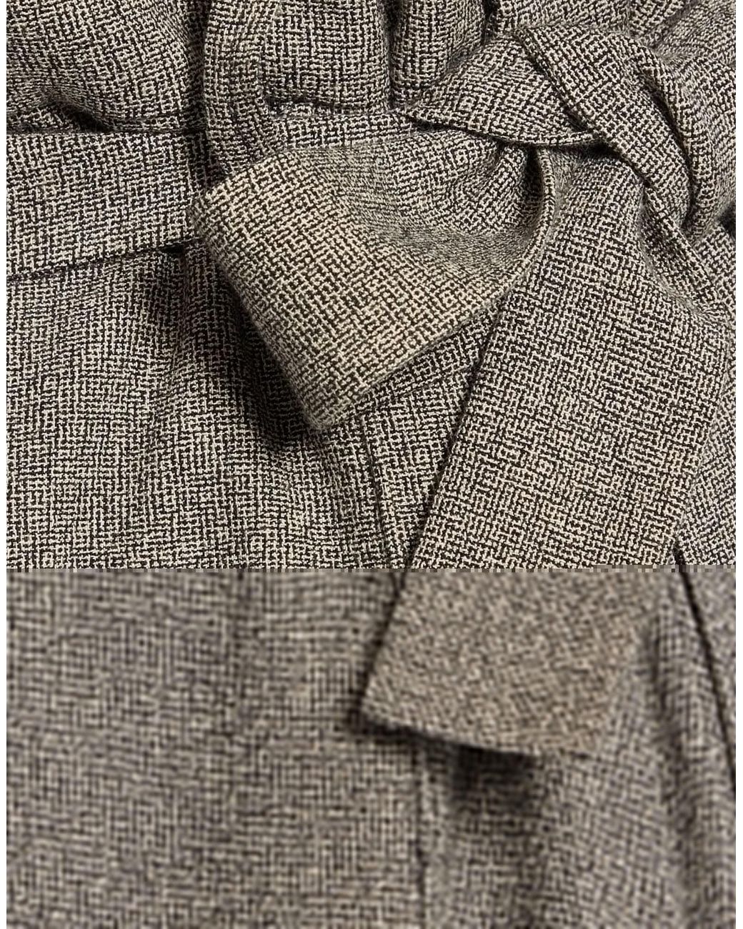 Isabel Marant Gray Two-Tone Spliced Casual Pants