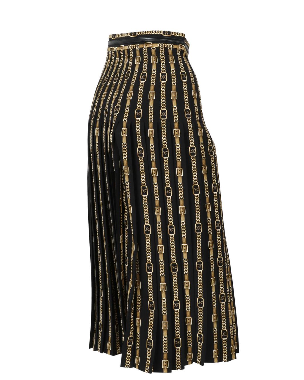 Céline Multicolor Pleated Skirt