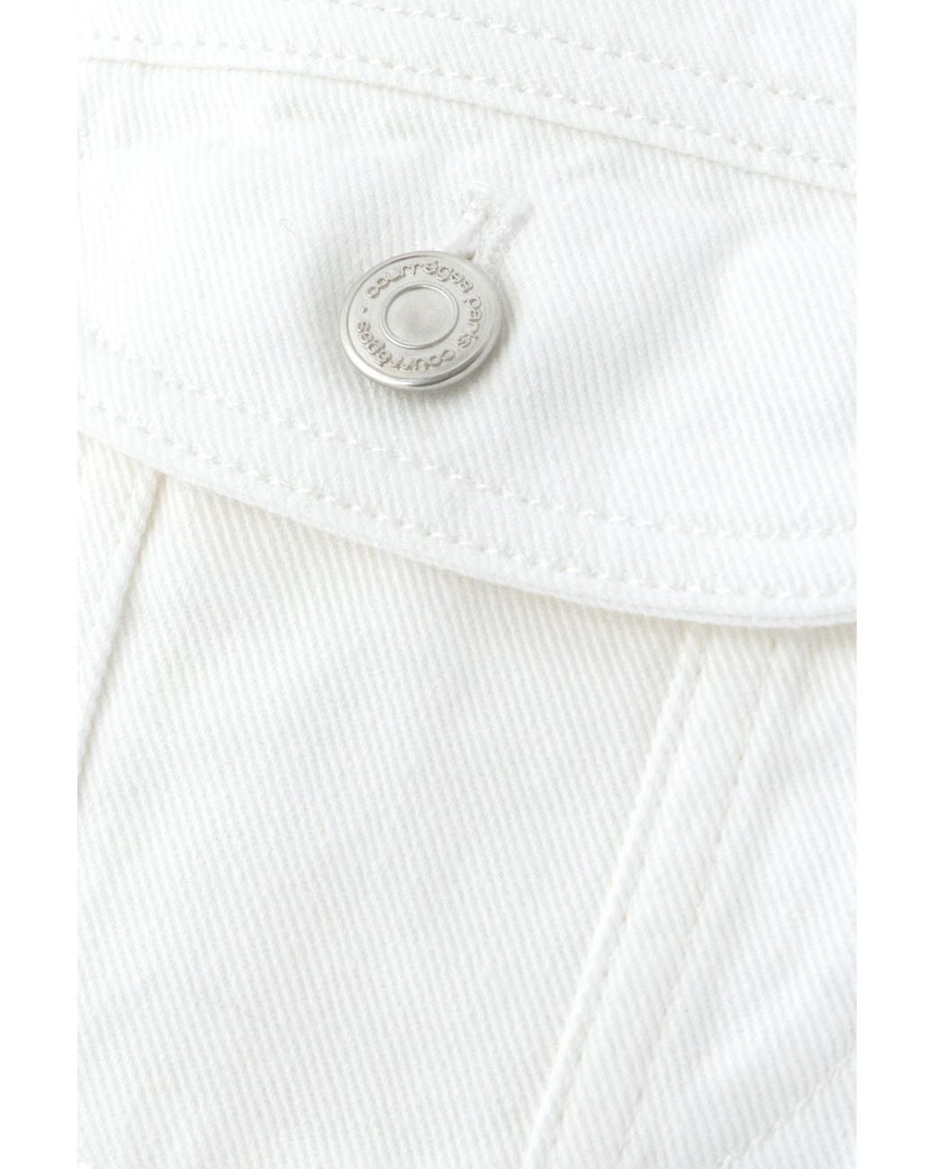 Courreges White Denim Jacket