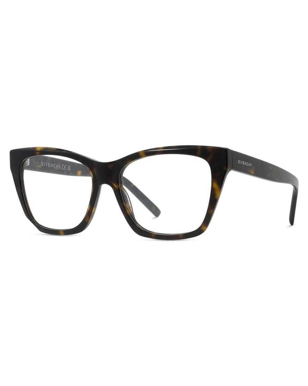 Givenchy White Eyewear Cat-Eye Frame Glasses