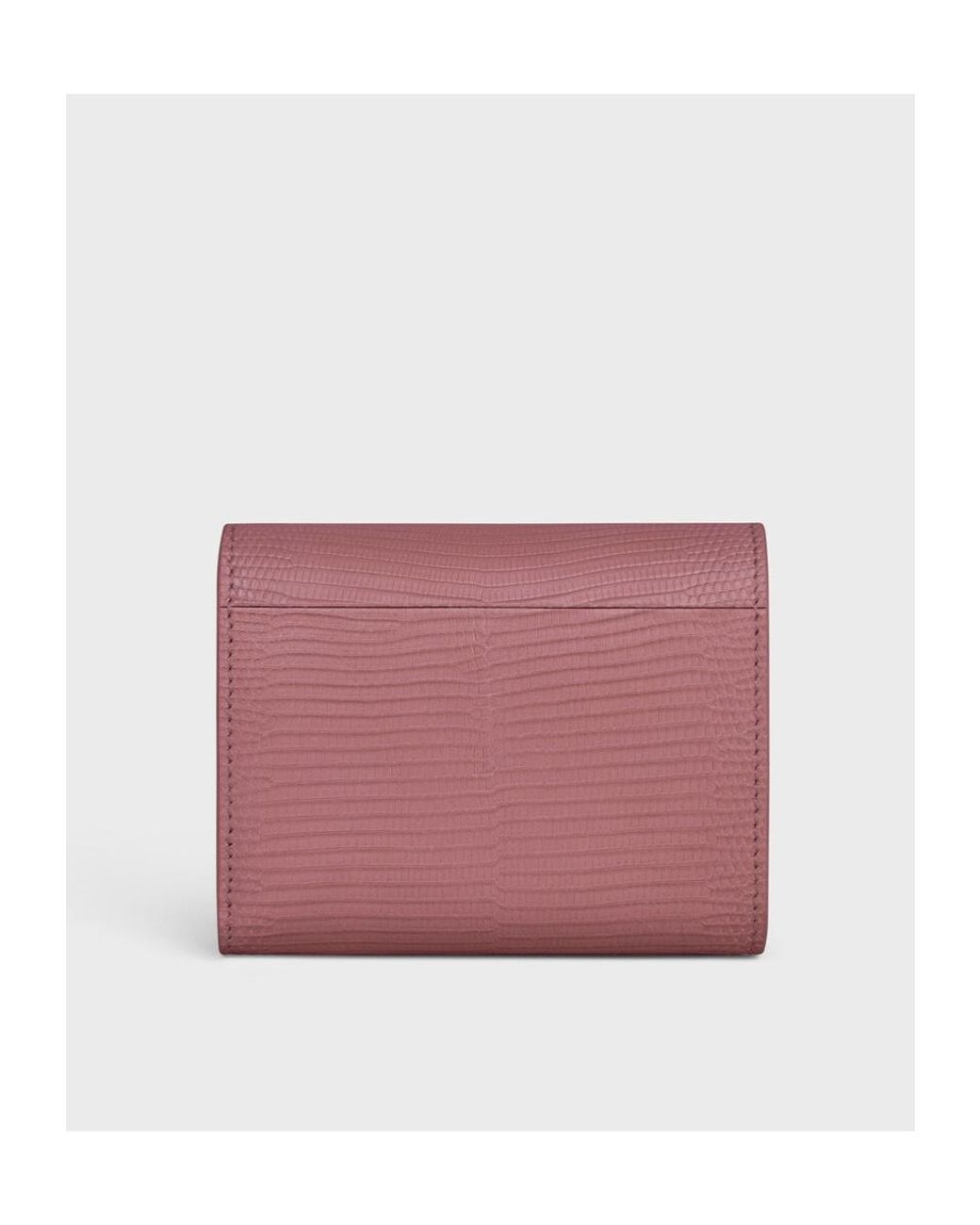Céline Pink Small Flap Wallet Triomphe