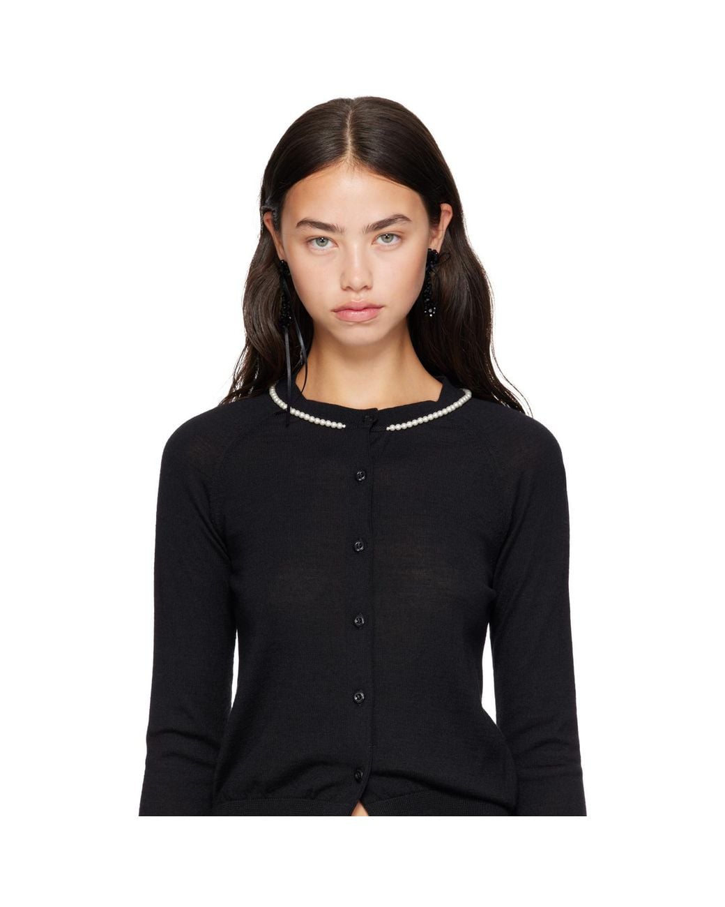Simone Rocha Multicolor Victorian Drip Ribbon Earrings