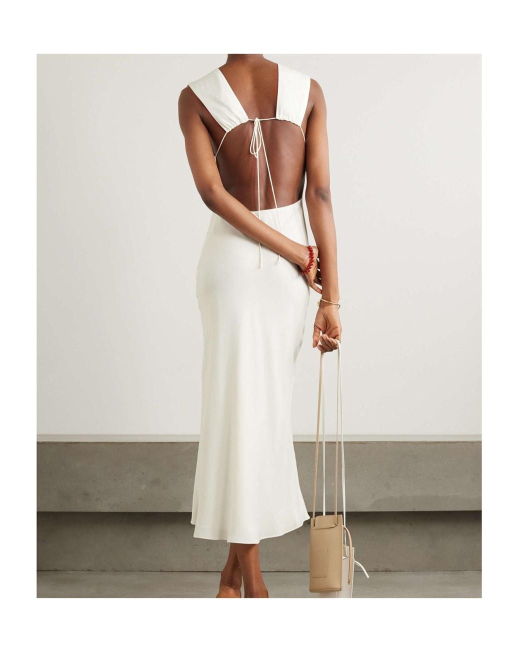 St. Agni White Sleeveless Dress