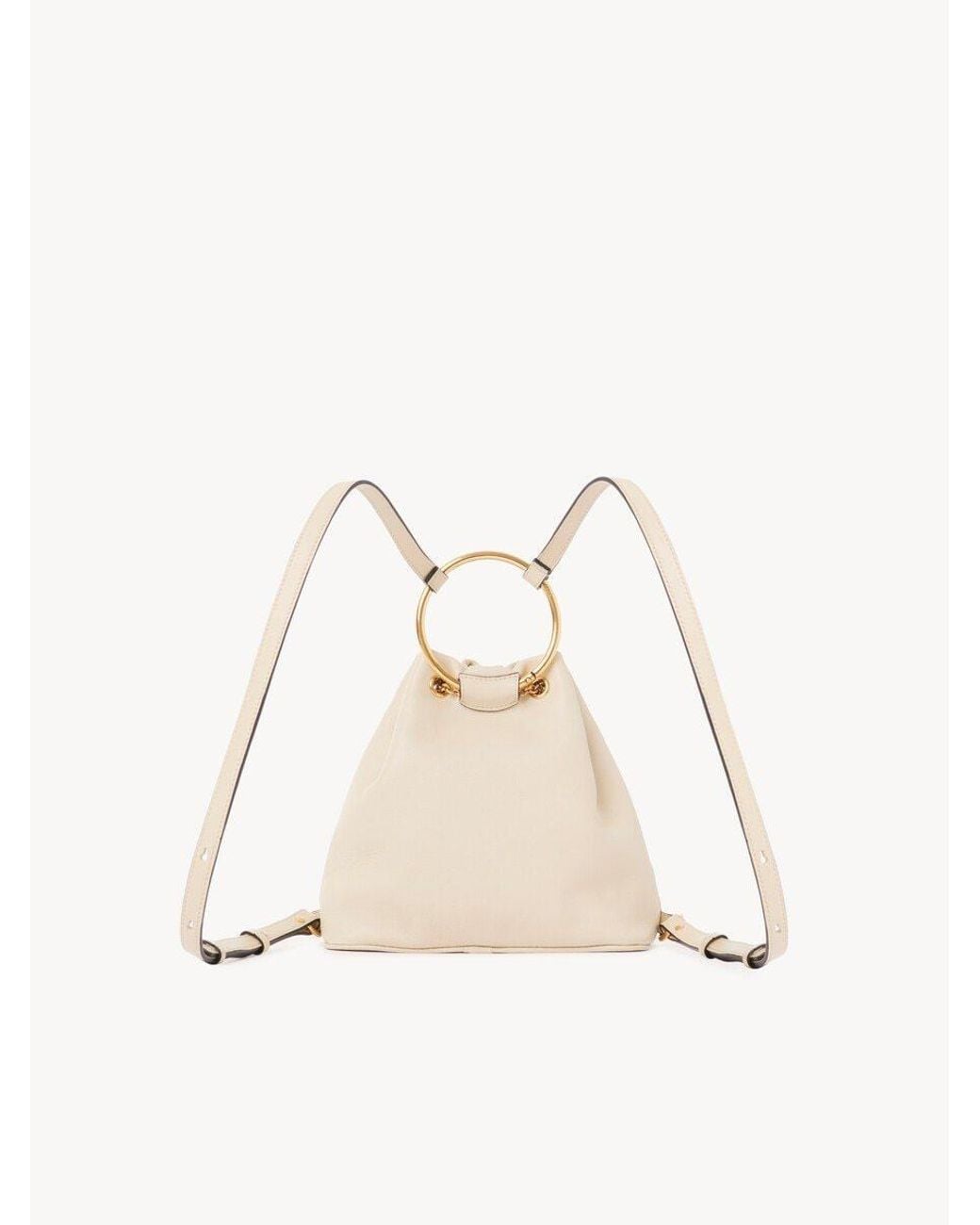 Chloé Natural Chloé Small Bracelet Backpack