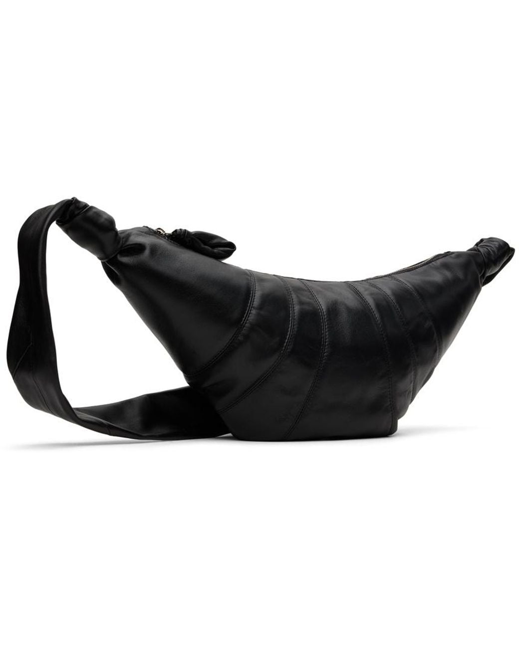 Lemaire Black Croissant Medium Shoulder Bag for men