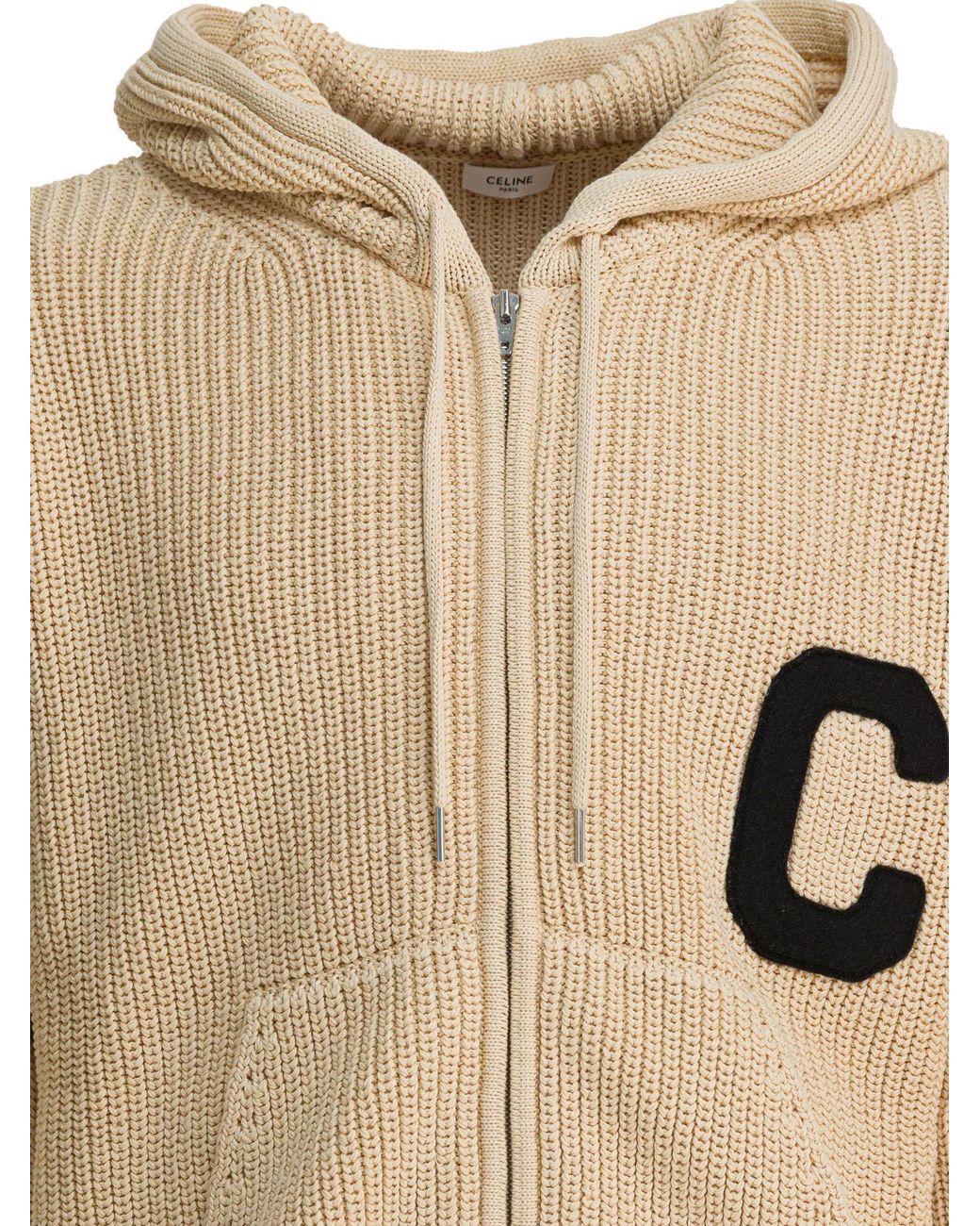 Céline Natural Long-Sleeved Sweater for men