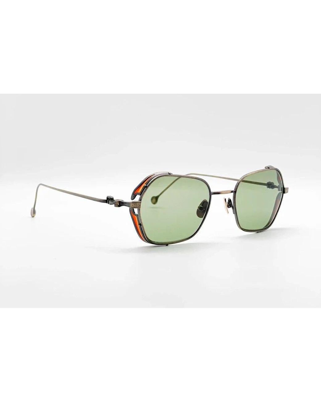 Matsuda Green Geometric-Frame Sunglasses for men