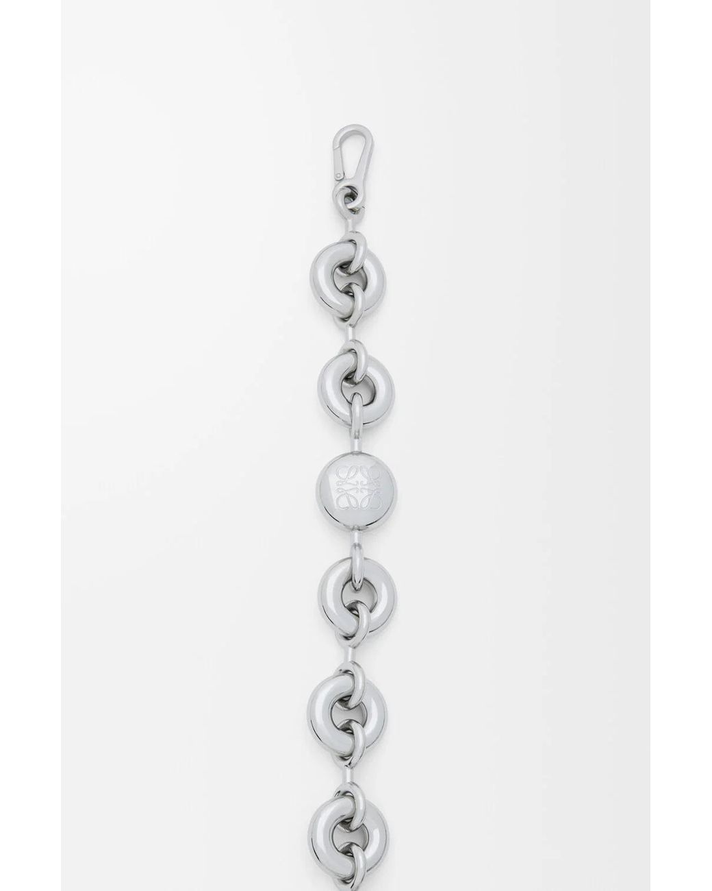 Loewe White Detachable Chunky Chain Strap