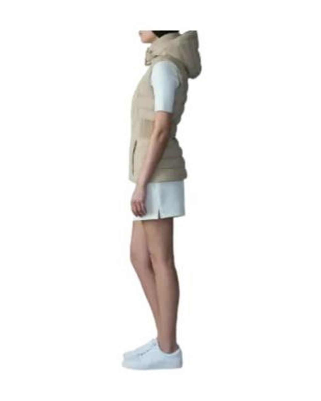 Mackage Gray Hoshi Hooded Quilted Gilet