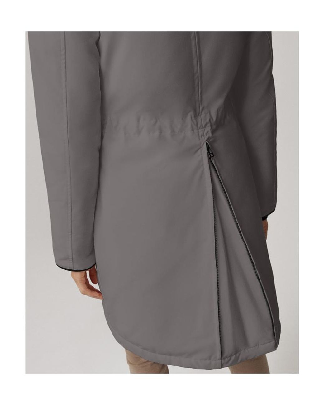 Canada Goose Brown Button-Up Hooded Parka
