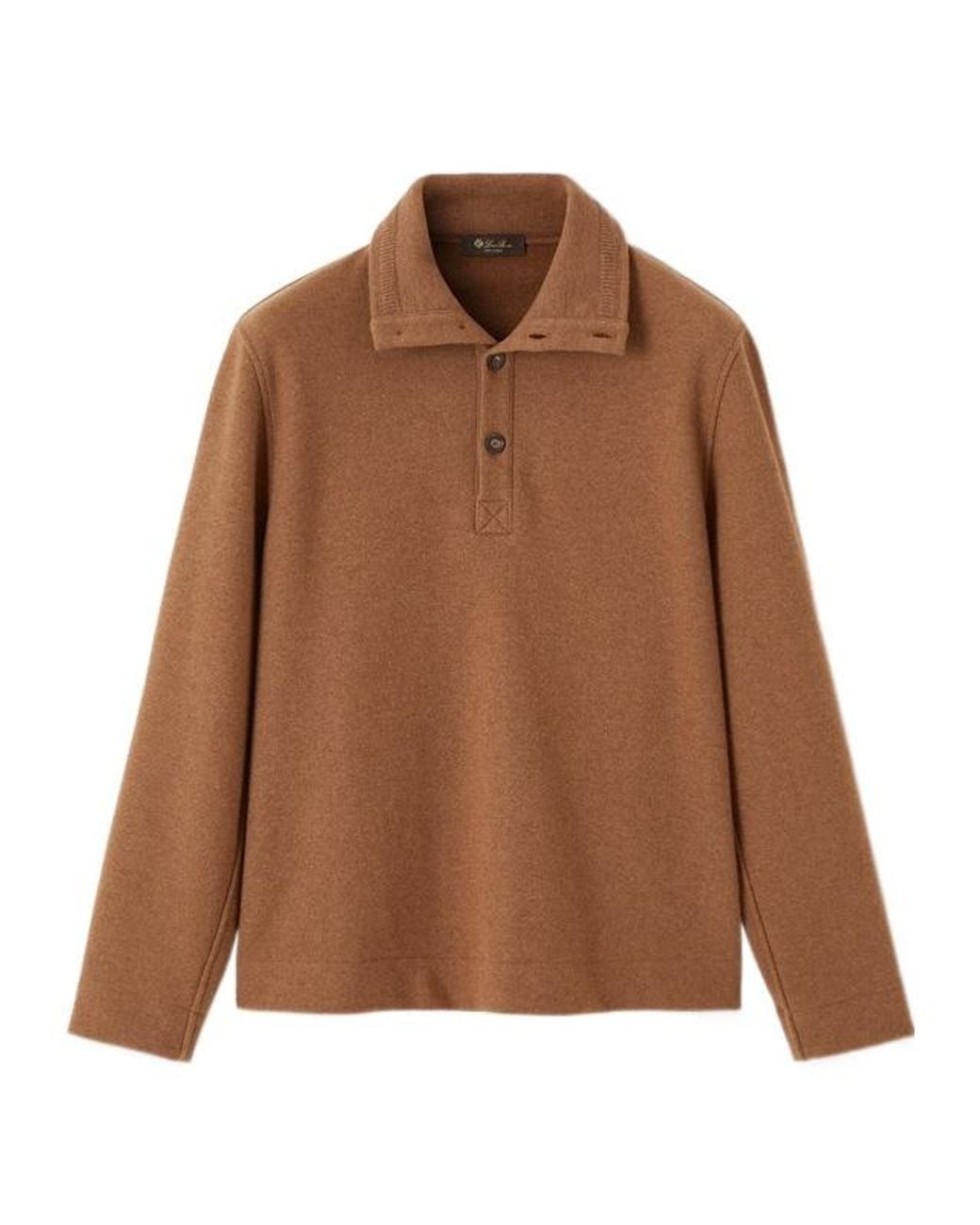 Loro Piana Brown Hazel Polo Shirt for men
