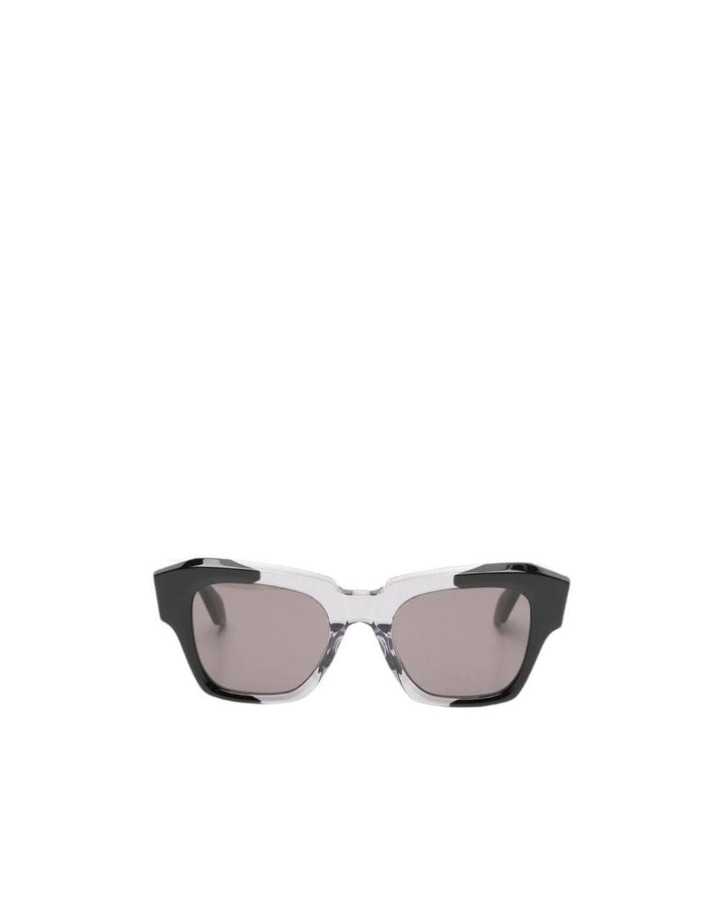 Alaïa White Square-Frame Sunglasses