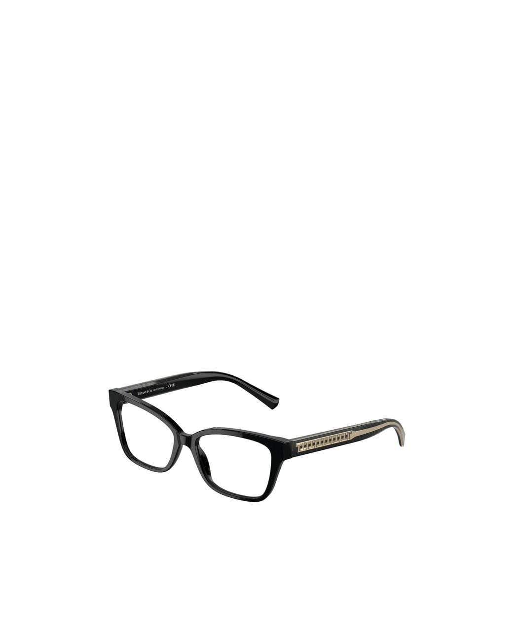 Tiffany & Co White Cat-Eye Frame Glasses