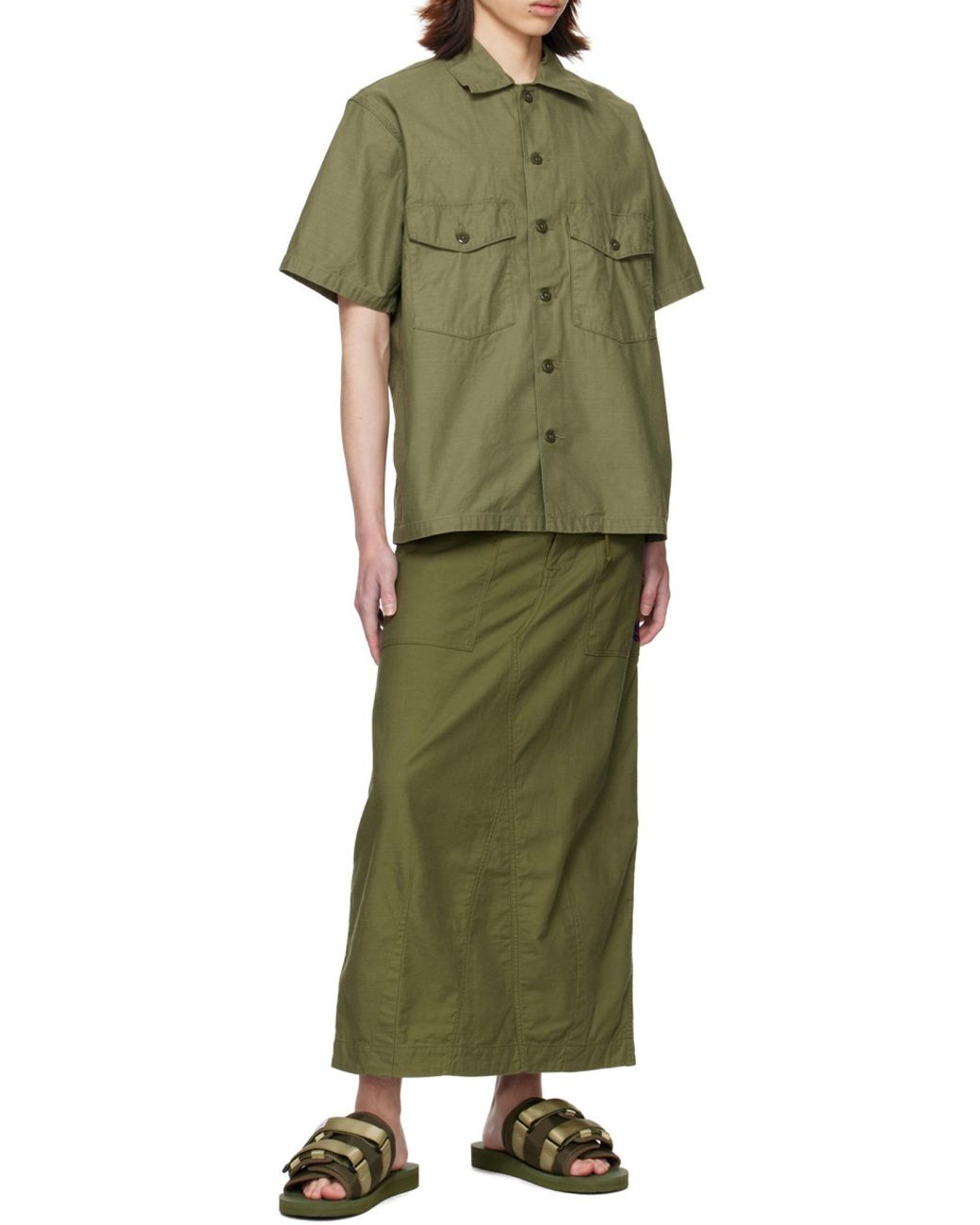 Needles Green Shirts for men