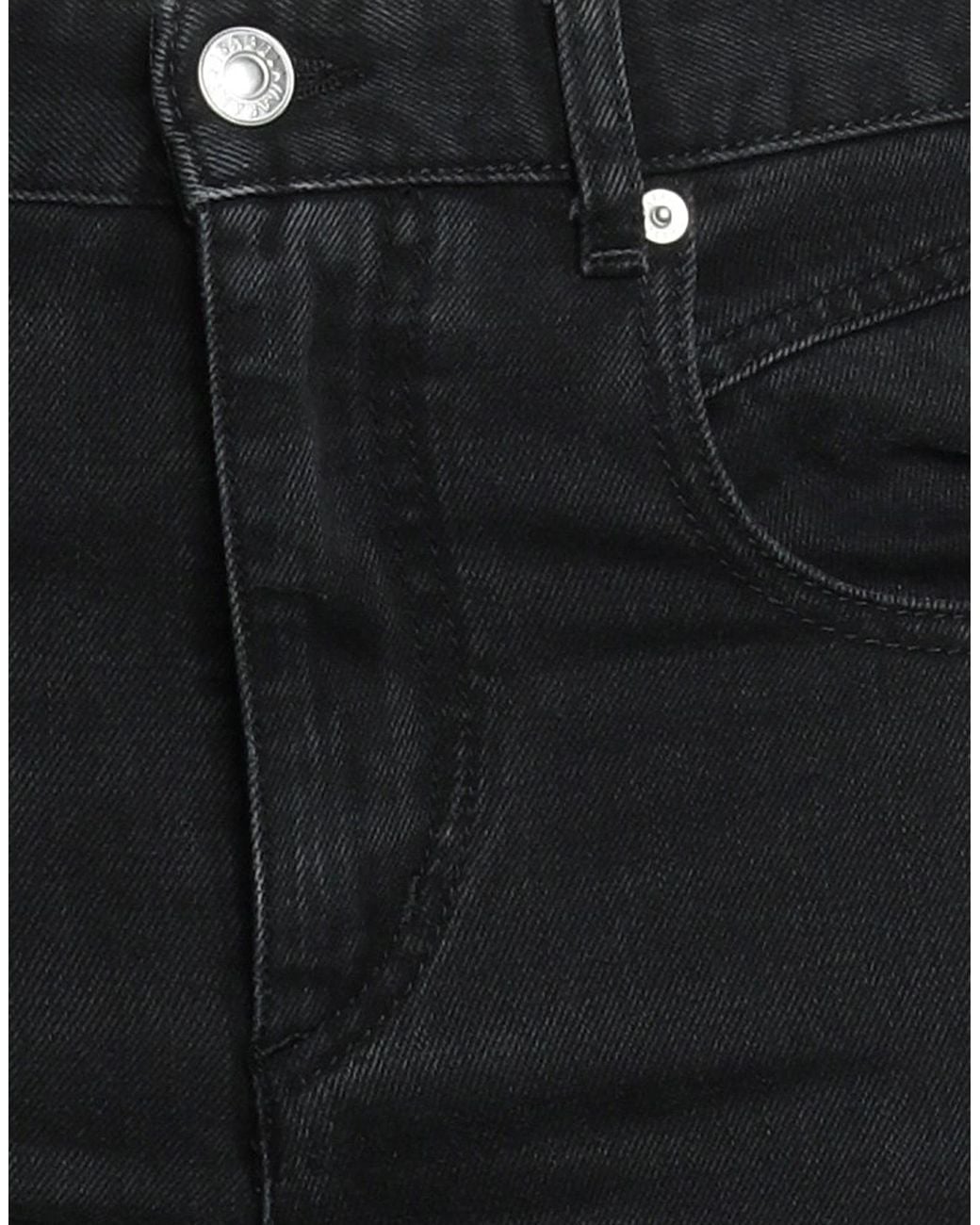 Isabel Marant Black High-Waisted Straight-Leg Jeans