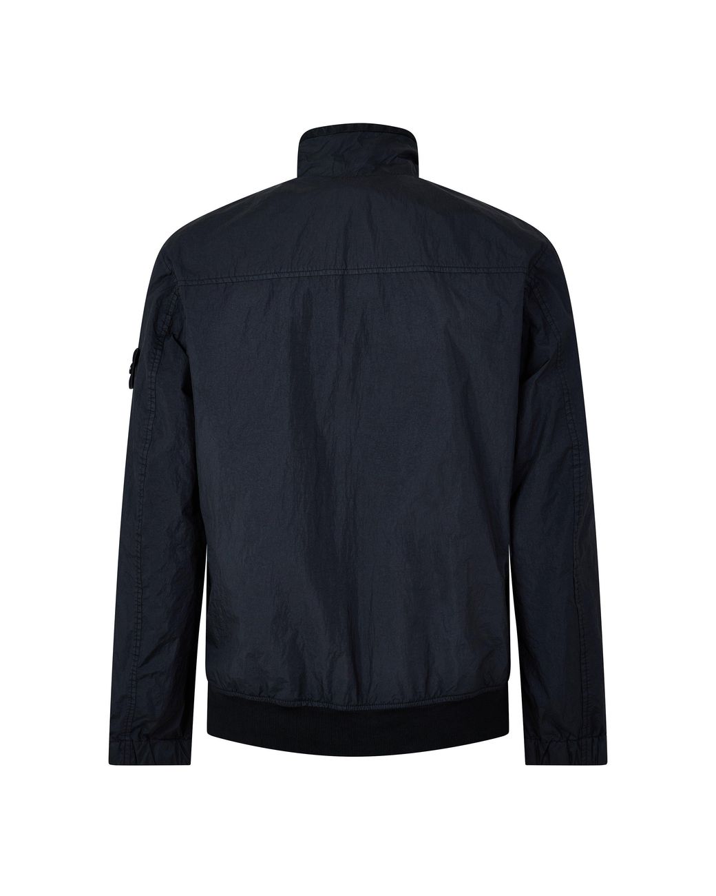 Stone Island Blue Stand-Collar Bomber Jacket for men