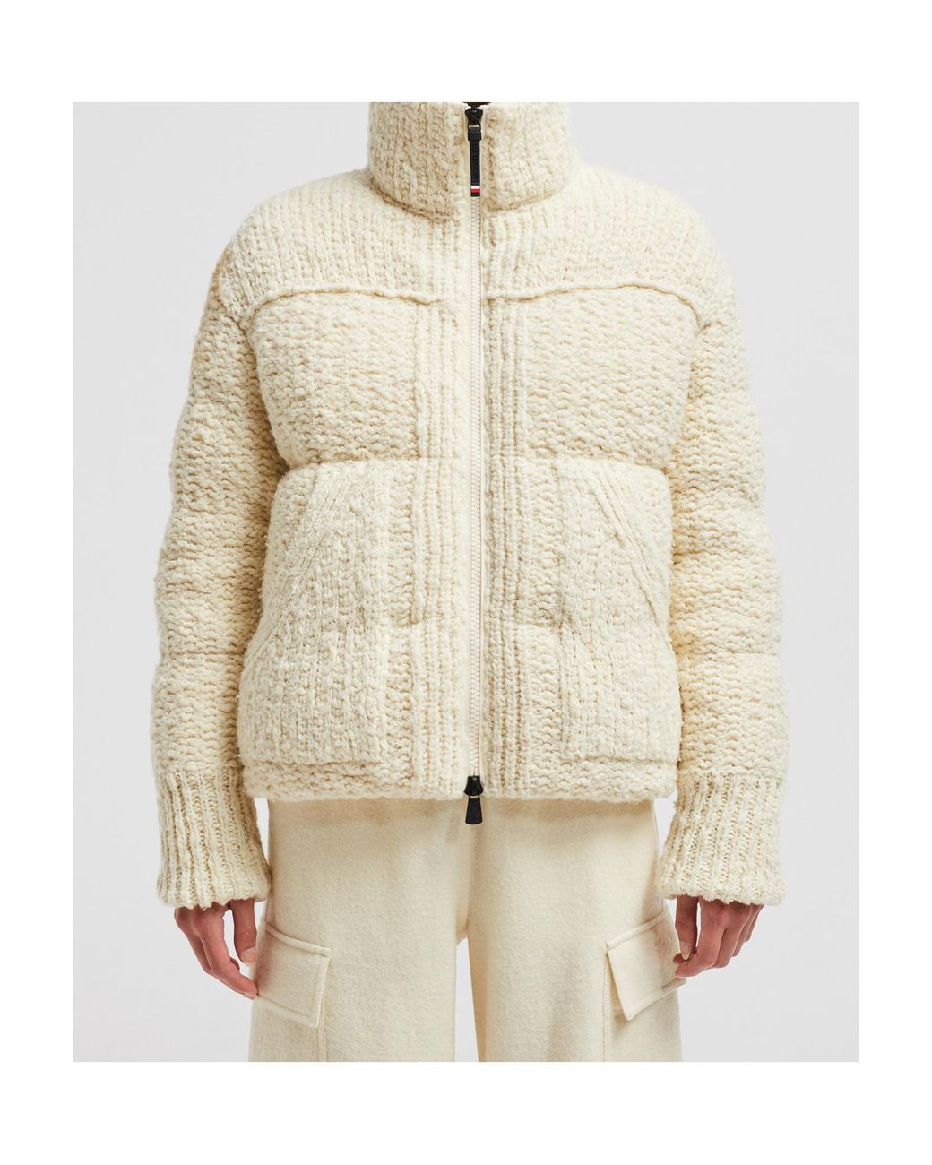 Moncler Natural Grenoble Serfaus Short Down Jacket