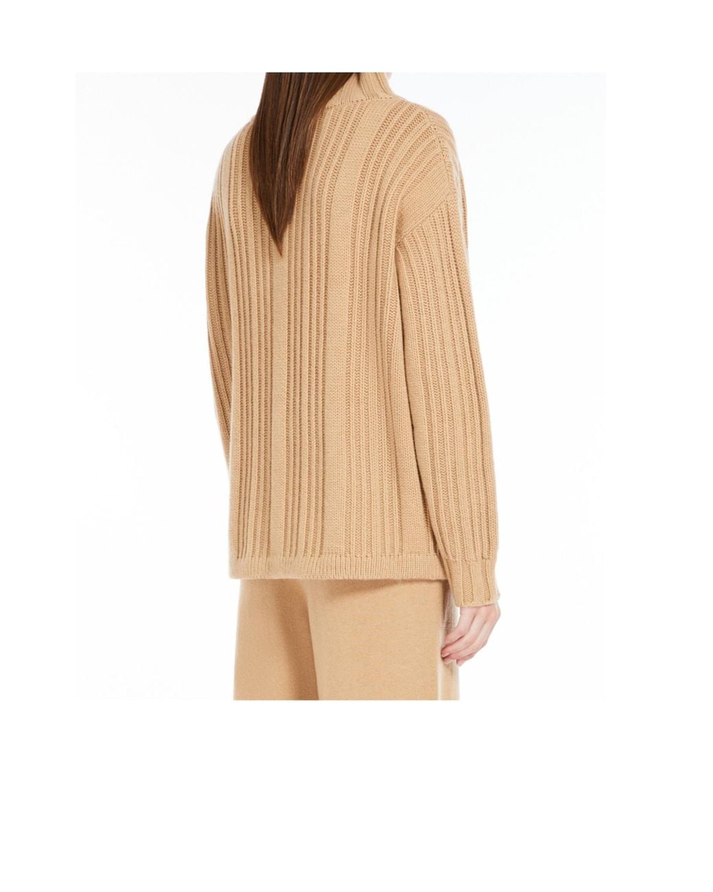 Max Mara Natural Vitalba Turtleneck Jumper