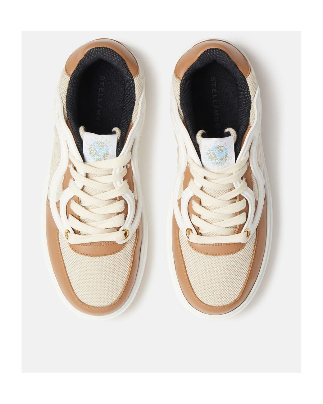 Stella McCartney White S-Wave 1 Low-Top Sneakers