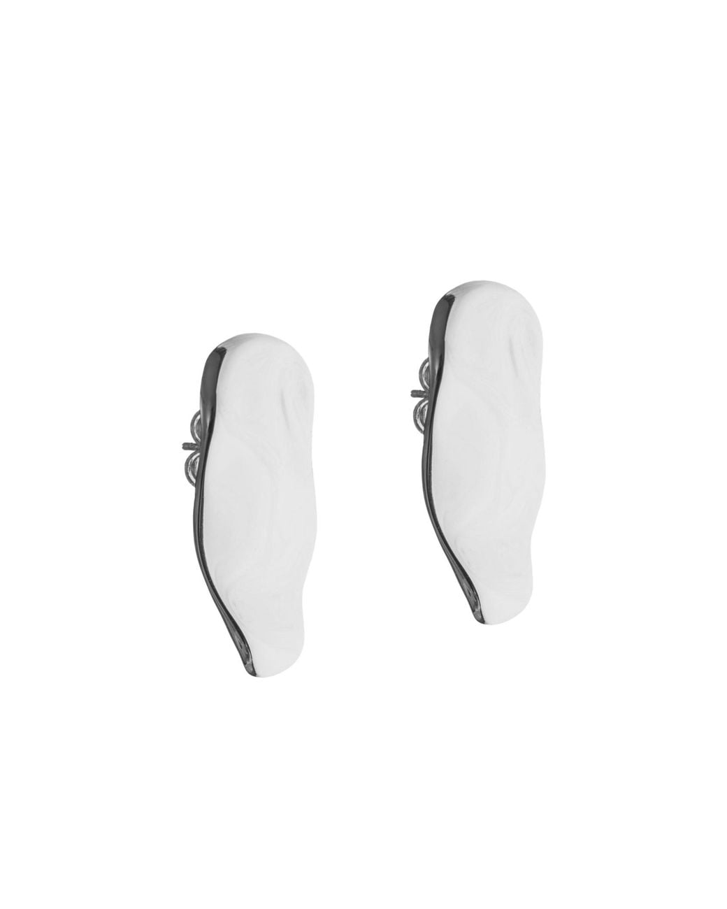 FEDERICA TOSI White Mindy Round Earrings