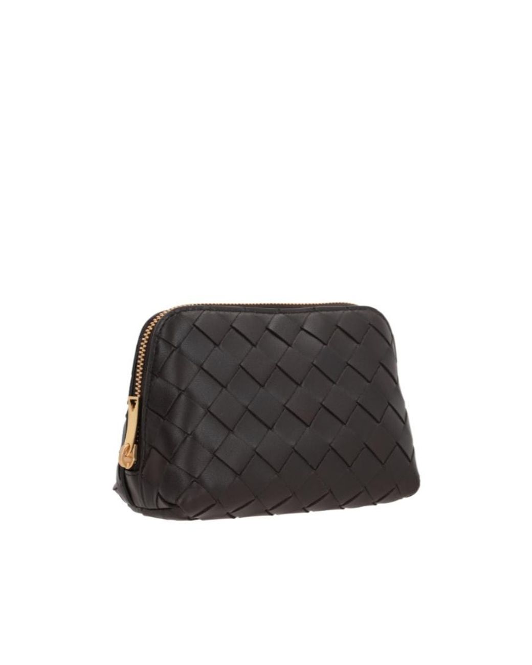 Bottega Veneta Black Intrecciato Beauty Pouch