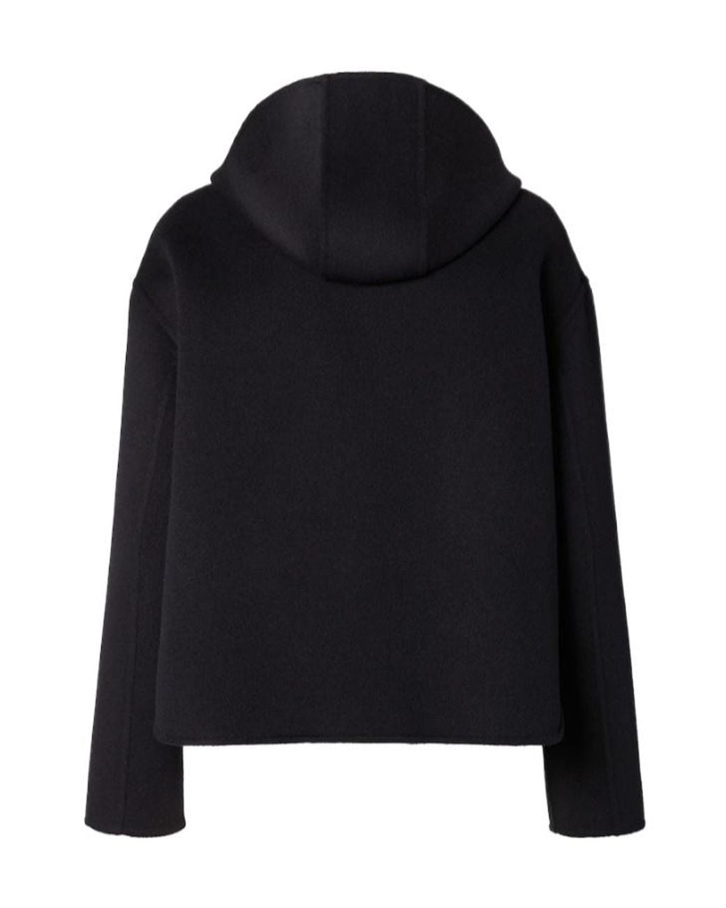 Fendi Black Wool Double Fabric And Mink Blouson