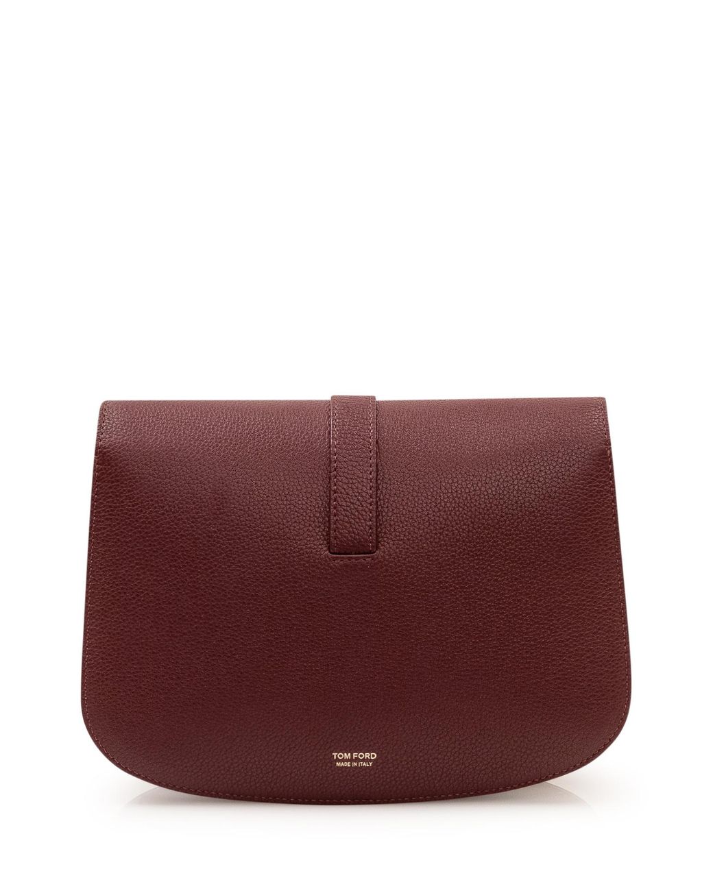 Tom Ford Red Foldover-Top Small Crossbody Bag