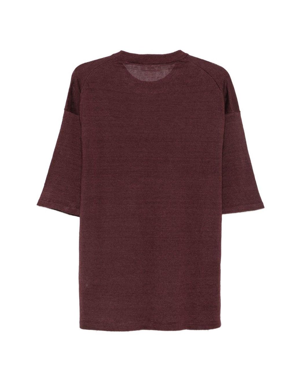 Roberto Collina Purple Short-Sleeve Crew-Neck T-Shirt for men
