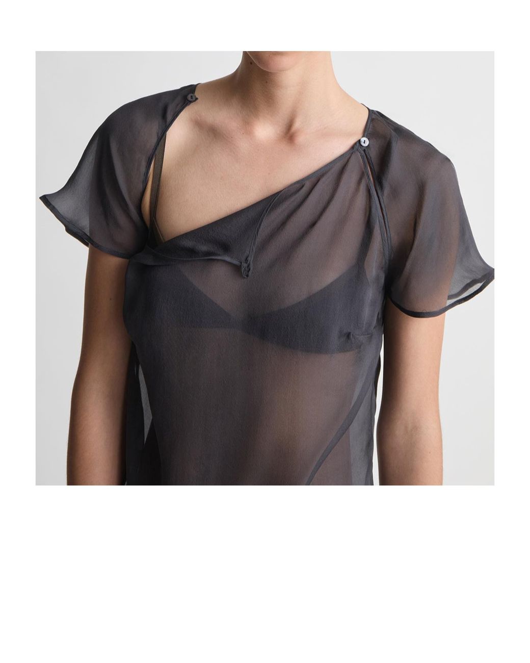Paloma Wool Black Short-Sleeved Top