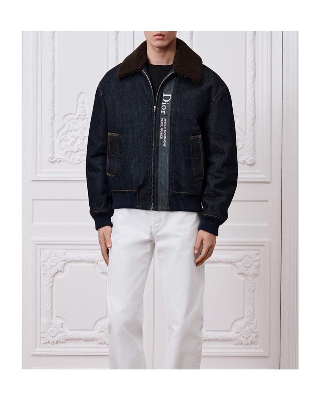Dior Black Alps Montaigne Jacket for men