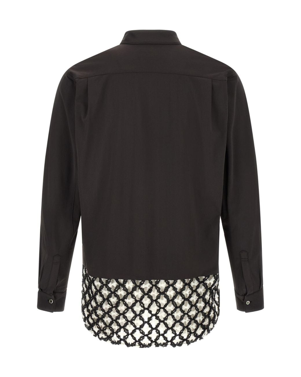 Comme des Garçons Black Long-Sleeved Shirt for men