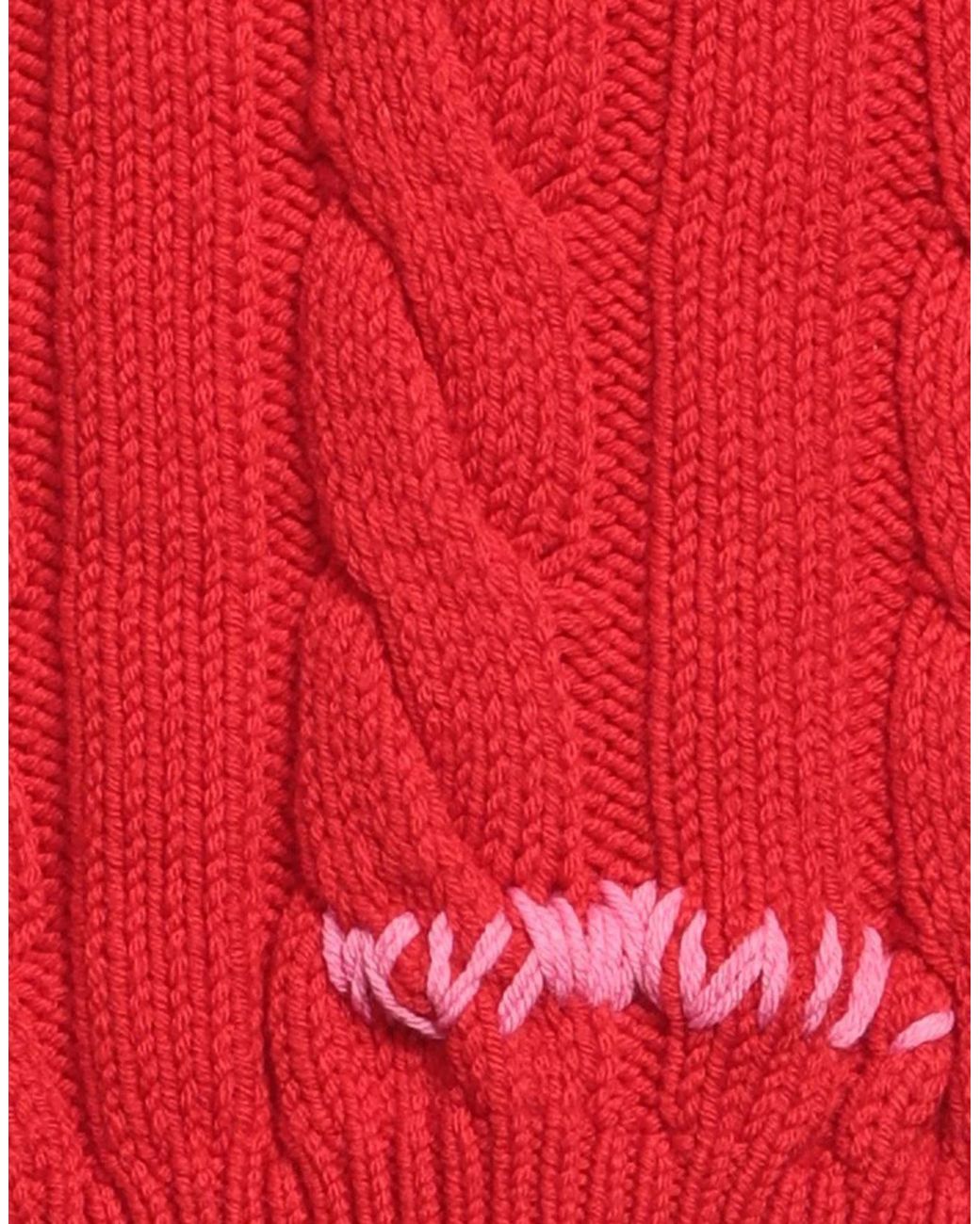 Marni Red Mid-Weight Knit Jumper