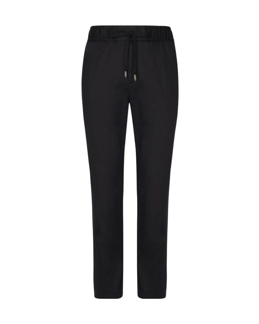 Dolce & Gabbana Black Logo Drawstring Sweatpants for men