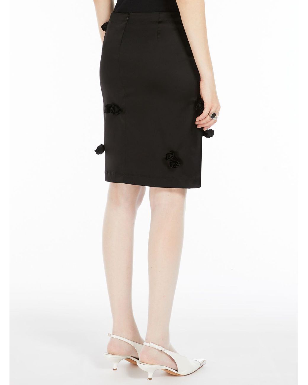 Sportmax Black Borbona Mini Skirt