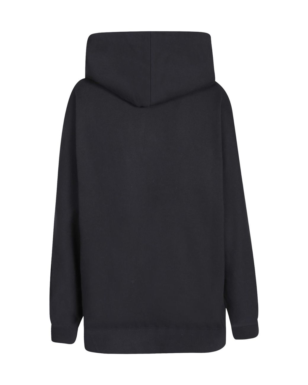 MSGM Blue Logo Printed Drawstring Hoodie for men