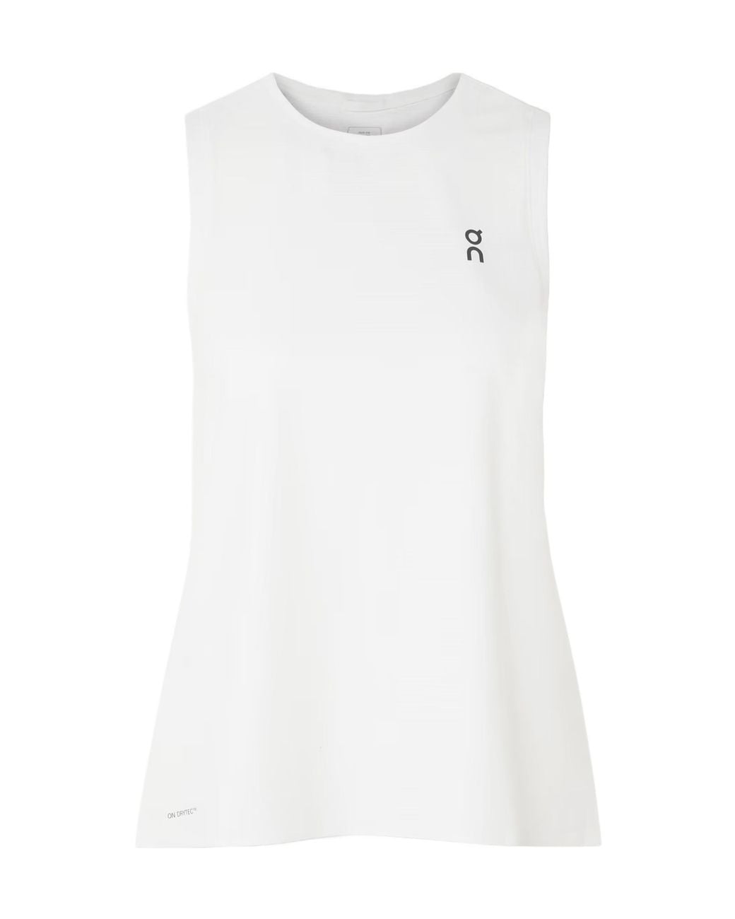 On Shoes White Lightweight Breathable Tank Top