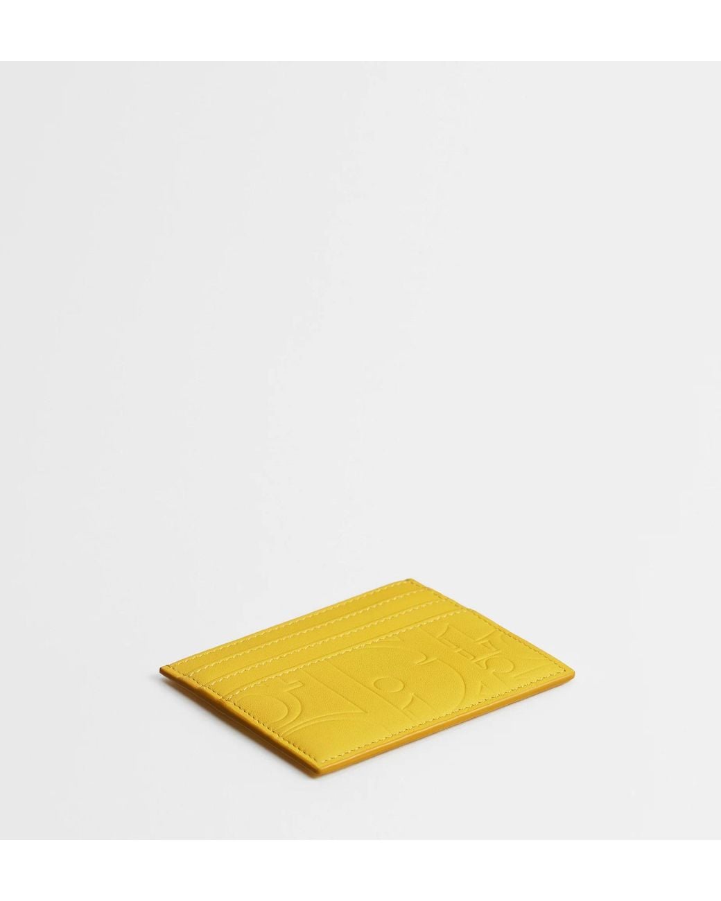 Dior Yellow Card Holder for men