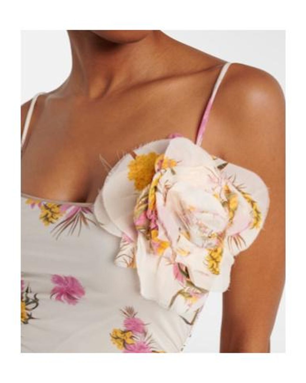 Blumarine Metallic Floral-Appliqué Floral Jersey Maxi Dress