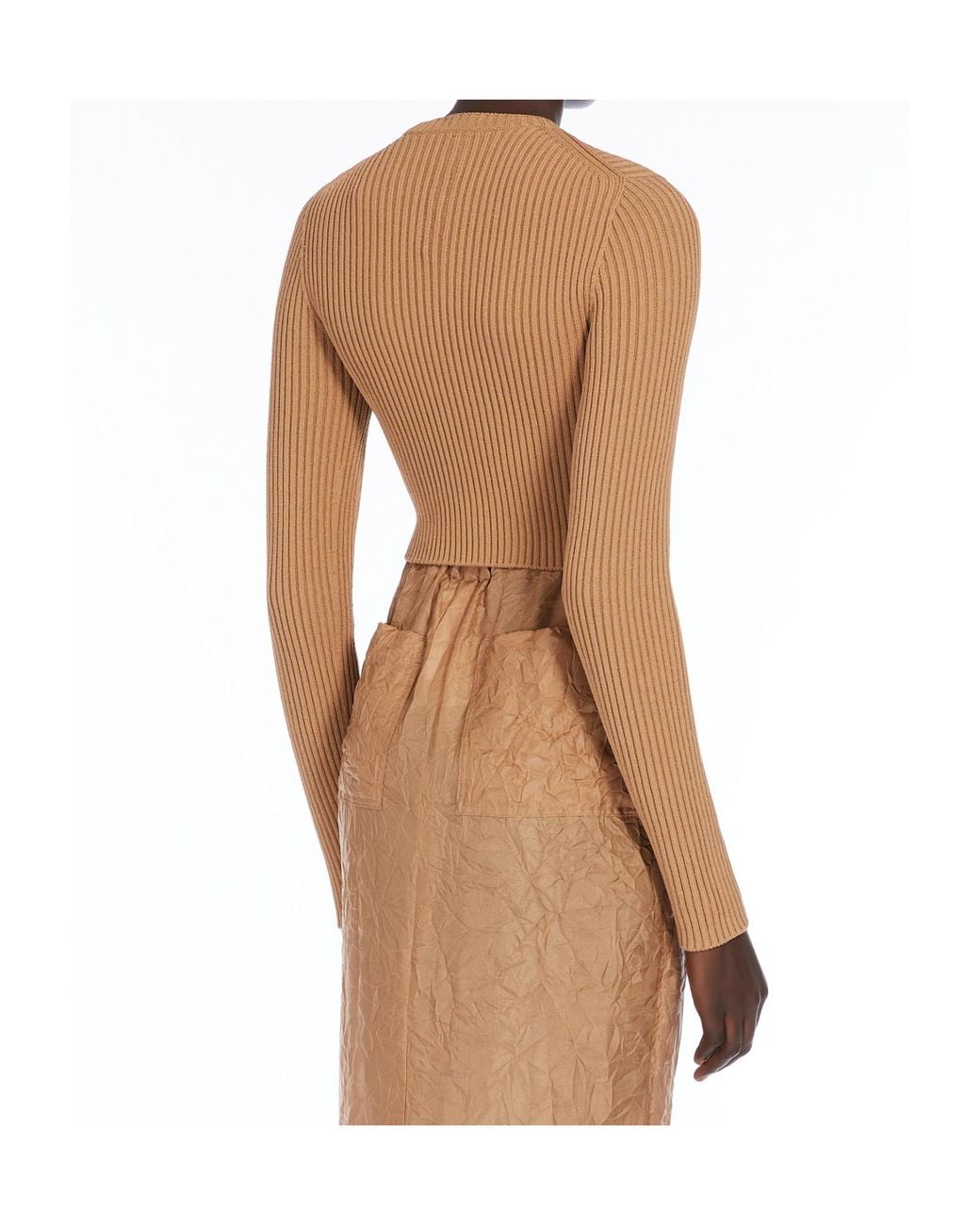 Max Mara Natural Arcella 123 Crewneck Long-Sleeved Jumper