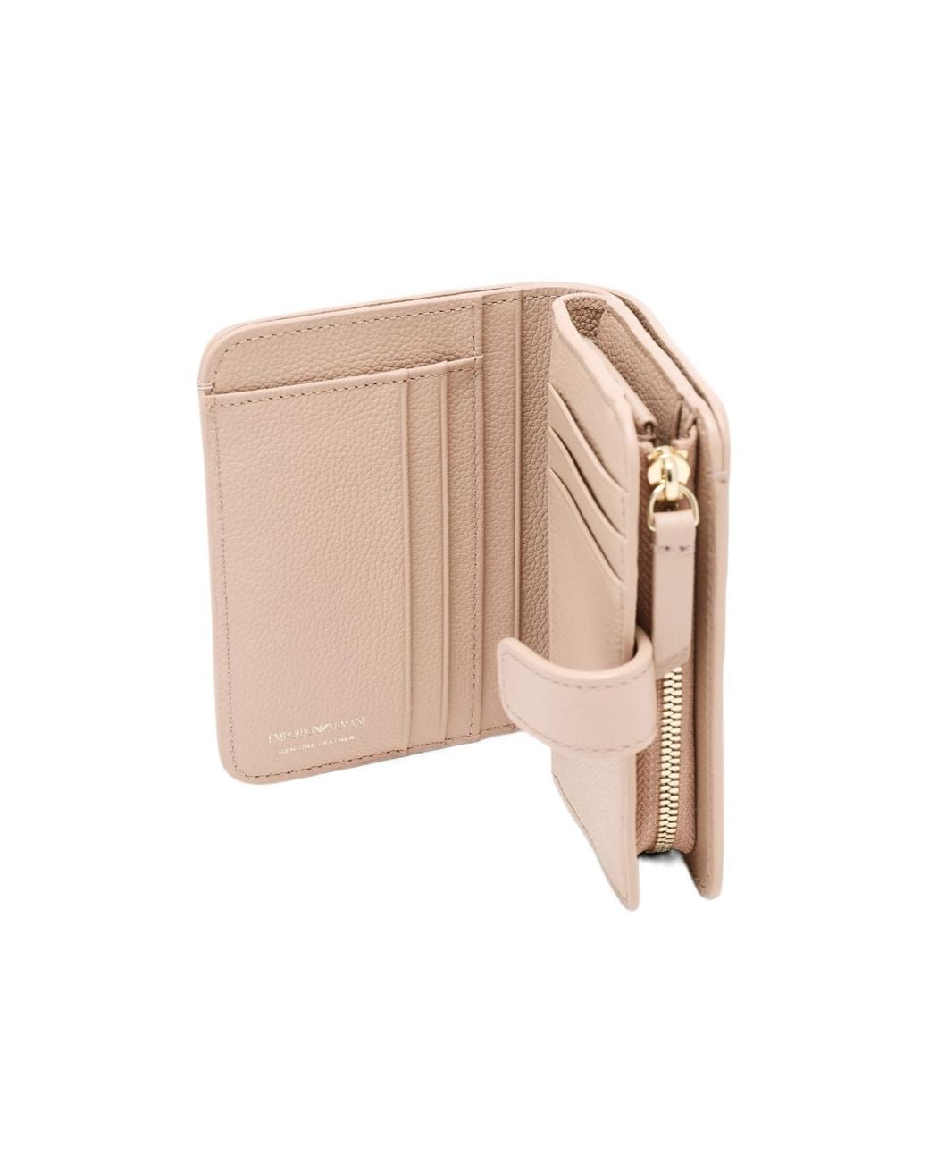 Emporio Armani Natural Compact Leather Wallet