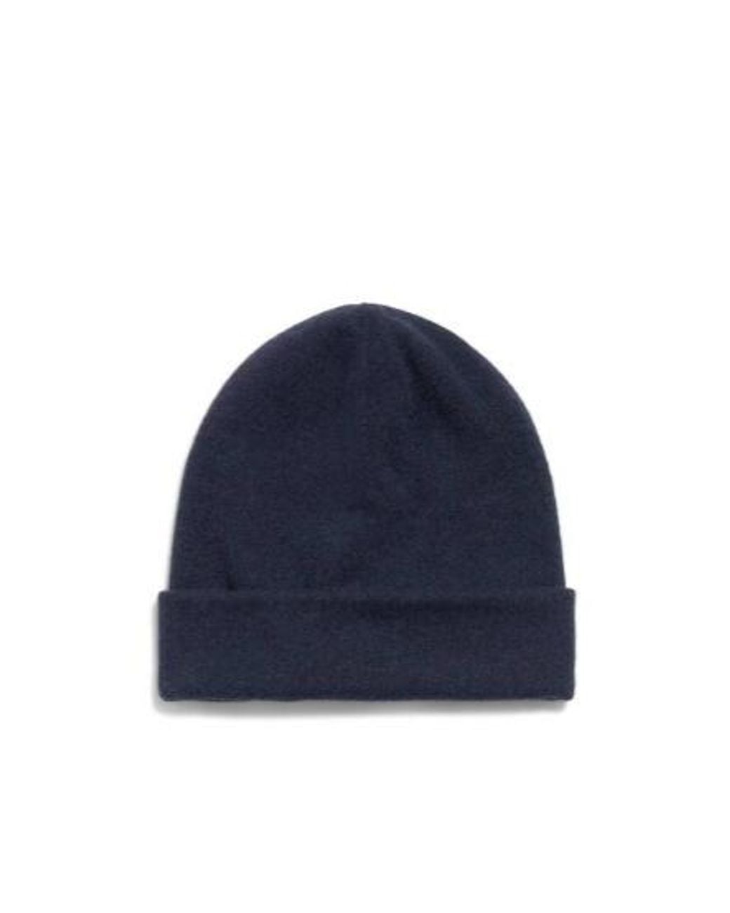Balenciaga Blue Logo Plaque Knitted Beanie