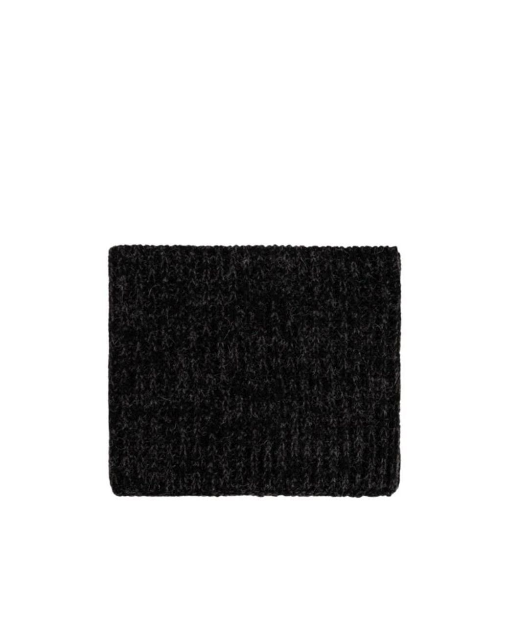 Lemaire Black Chimney Ribbed Neck Warmer