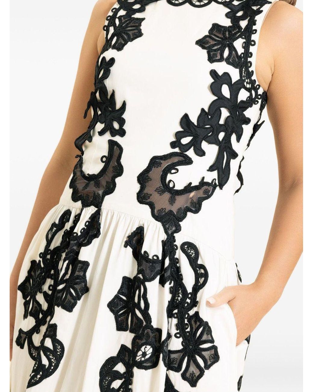 Ulla Johnson White Sleeveless Dress