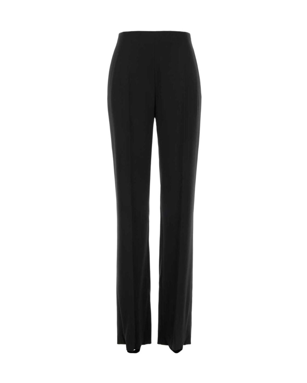 Valentino Black Straight Leg Tailored Pants