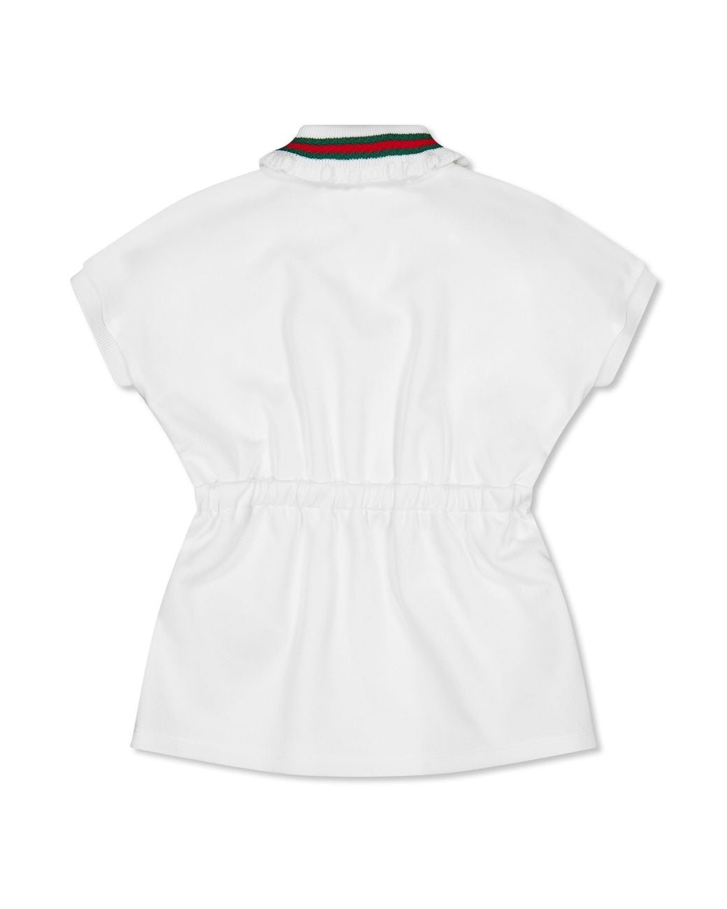 Gucci White Capsleeve Polo Top
