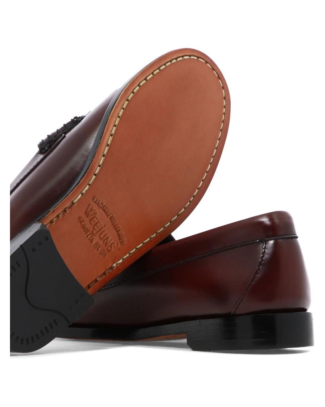 G.H.BASS Brown Penny Bar Loafers