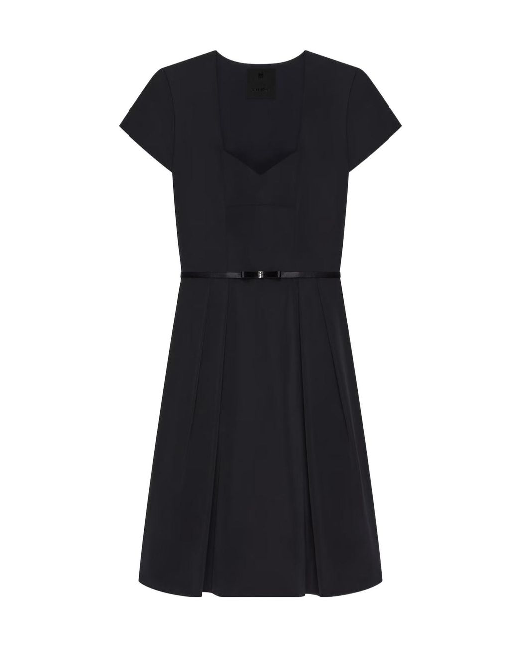 Givenchy Black 4G Bow Short-Sleeved Mini Dress
